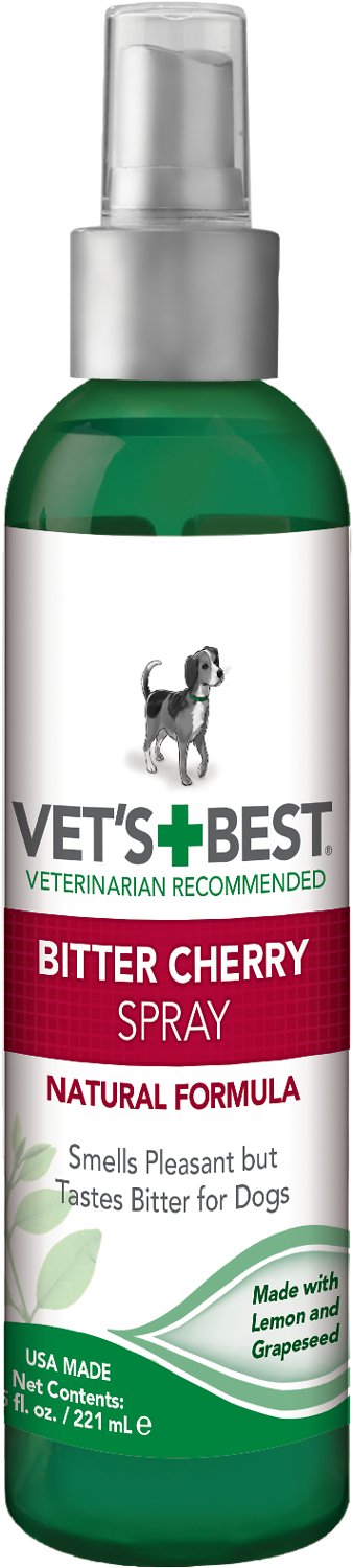 Vet's Best Spray au cerise amère pour chiens, flacon de 7,5 oz