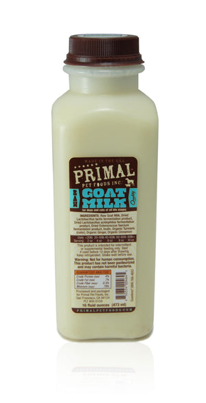 Primal Raw Frozen Goat Milk for Dogs & Cats