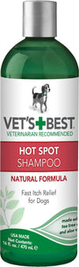 Vet's Best Shampooing Hot Spot pour chiens, flacon de 16 oz