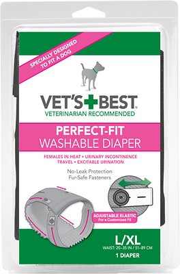 Vet's Best Perfect-Fit Washable Diaper for Female Dogs