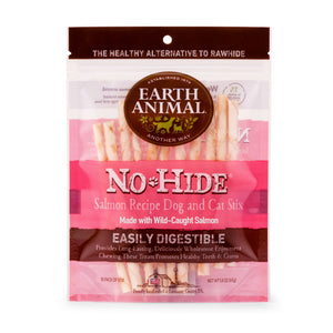 Earth Animal No-Hide Salmon Stix Chew Dog Treat, 10-pk