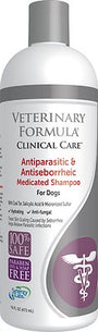 SynergyLabs Veterinary Formula Clinical Care Shampooing antiparasitaire et antiseborrhéique