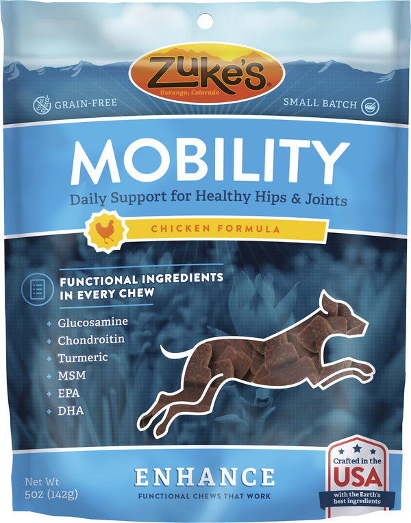 Zuke's Enhance Mobility Friandises pour chiens à la formule poulet, 5 oz