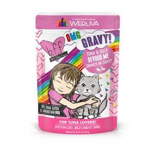 BFF OMG GRAVY Tuna & Duck Devour Me Dinner in Gravy Wet Cat Food Pouch