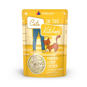 Cats in the Kitchen Pumpkin Lickin' Chicken Chicken in Pumpkin Soup Wet Cat Food Pouch