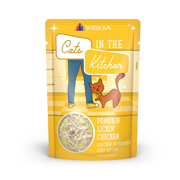 Cats in the Kitchen Pumpkin Lickin' Chicken Chicken in Pumpkin Soup Wet Cat Food Pouch