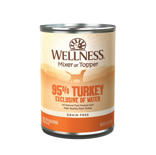 Wellness 95% Turkey Grain-Free Wet Dog Food Can