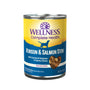 Wellness Complete Health Venison & Salmon Stew Wet Dog Food Can