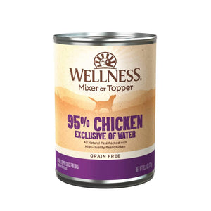 Wellness 95% Chicken Grain-Free Wet Dog Food Can