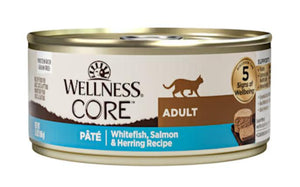 Wellness CORE Pate Whitefish, Salmon & Herring Natural Grain-Free Adult Wet Cat Food Can