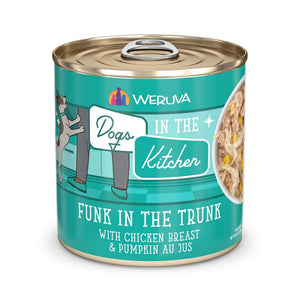 Dogs in the Kitchen Funk in the Trunk with Chicken Breast & Pumpkin Au Jus Wet Dog Food Can