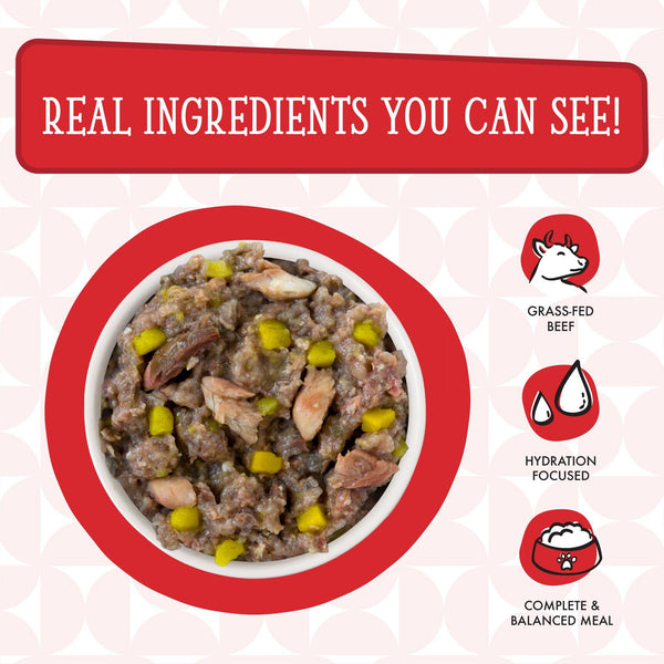 Dogs in the Kitchen The Double Dip with Beef & Wild Caught Salmon Au Jus Wet Dog Food Can