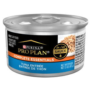 Purina Pro Plan Complete Essentials Tuna Entree in Sauce Wet Cat Food Can
