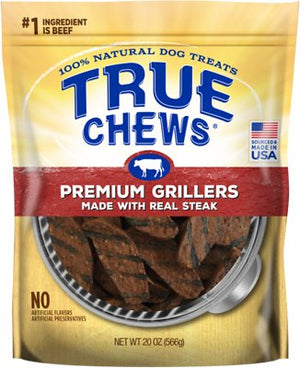 True Chews Premium Grillers with Real Steak Dog Treats