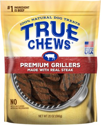 True Chews Premium Grillers with Real Steak Dog Treats