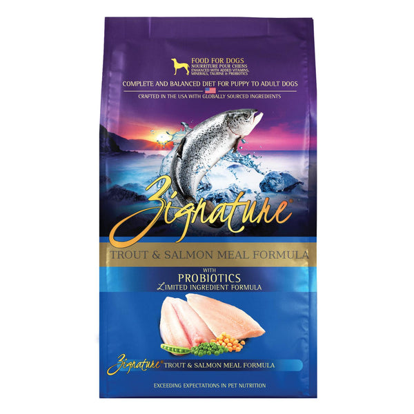 Zignature Trout & Salmon Meal Limited Ingredient Formula Dry Dog Food