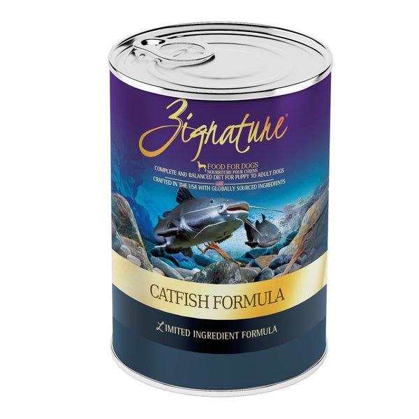 Zignature Formule à ingrédients limités au Poisson-chat Sans céréales Nourriture humide pour chiens en conserve