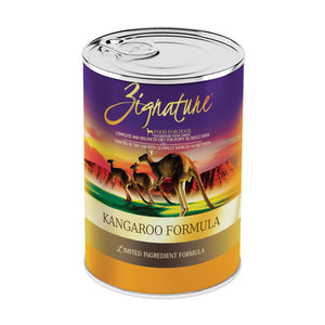 Zignature Kangaroo Limited Ingredient Formula Wet Dog Food Can