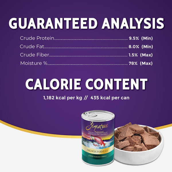 Zignature Salmon Limited Ingredient Formula Wet Dog Food Can