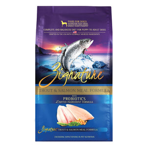 Zignature Trout & Salmon Meal Limited Ingredient Formula Dry Dog Food