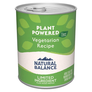 Natural Balance Limited Ingredient Vegetarian Pate Recipe Wet Dog Food Can