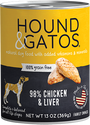 Hound & Gatos Chicken & Chicken Liver Formula Grain-Free Canned Dog Food