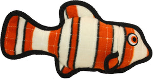 Tuffy Ocean Creatures Fish Dog Toy, Orange
