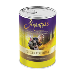 Zignature Turkey Limited Ingredient Formula Wet Dog Food Can