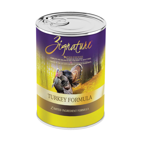 Zignature Turkey Limited Ingredient Formula Wet Dog Food Can