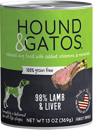 Hound & Gatos Lamb Formula Grain-Free Canned Dog Food