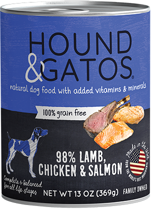 Hound & Gatos Lamb, Chicken & Salmon Formula Grain-Free Canned Dog Food