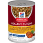 Hill's Science Diet Adulte 7+ Cuisine Saine Ragoût de poulet rôti, carottes et épinards Nourriture humide en conserve pour chiens