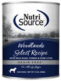 NutriSource Grain Free Woodlands Select Canned Dog Food