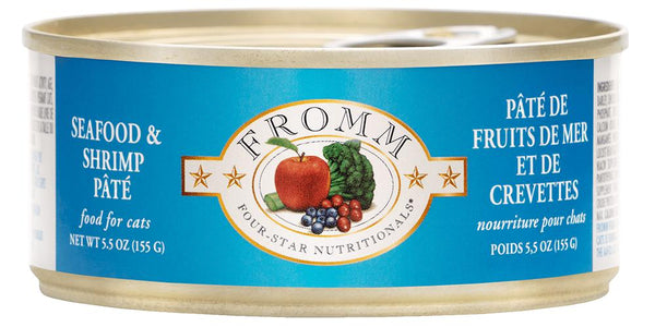 Fromm Four-Star Nutritionals Nourriture en conserve pour chat aux fruits de mer et aux crevettes