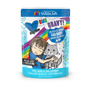 BFF OMG GRAVY Chicken & Shrimp Ciao Baby! Dinner in Gravy Wet Cat Food Pouch