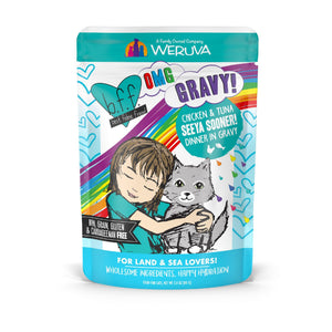 BFF OMG GRAVY Chicken & Tuna Seeya Sooner! Dinner in Gravy Wet Cat Food Pouch