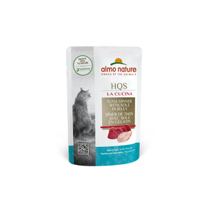 Almo Nature HQS La Cucina Tuna Dinner with Sole in Gravy Wet Cat Food Pouch