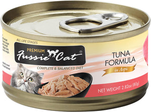 Fussie Cat Premium Tuna in Aspic Grain-Free Wet Cat Food Can