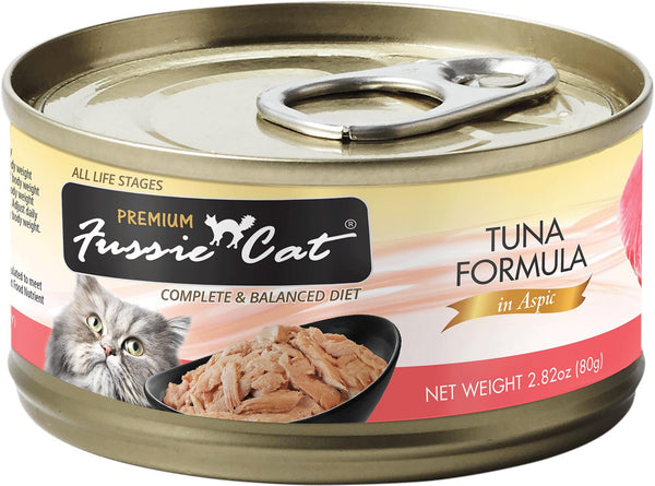 Fussie Cat Premium Tuna in Aspic Grain-Free Wet Cat Food Can
