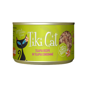 Tiki Cat Luau Kapi'Olani Tilapia in Tilapia Consomme Canned Cat Food