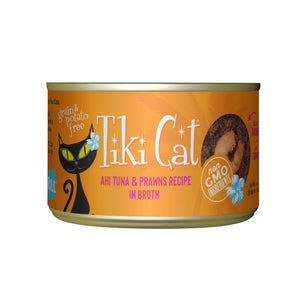 Tiki Cat Grill Manana Ahi Tuna with Prawns in Tuna Consomme Canned Cat Food