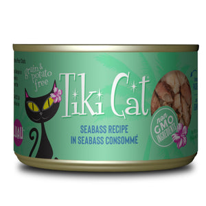 Tiki Cat Luau Seabass Recipe in Seabass Consomme