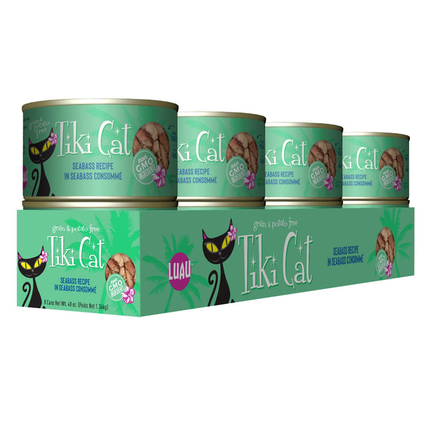 Tiki Cat Luau Seabass Recipe in Seabass Consomme