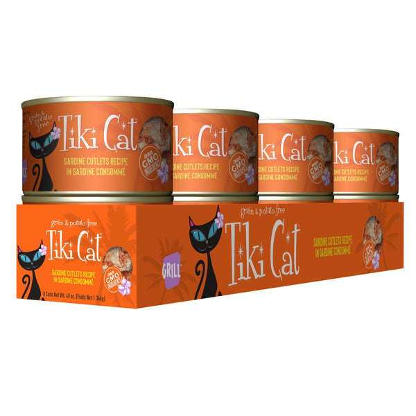Tiki Cat Grill Sardine Cutlets Recipe in Sardine Consomme