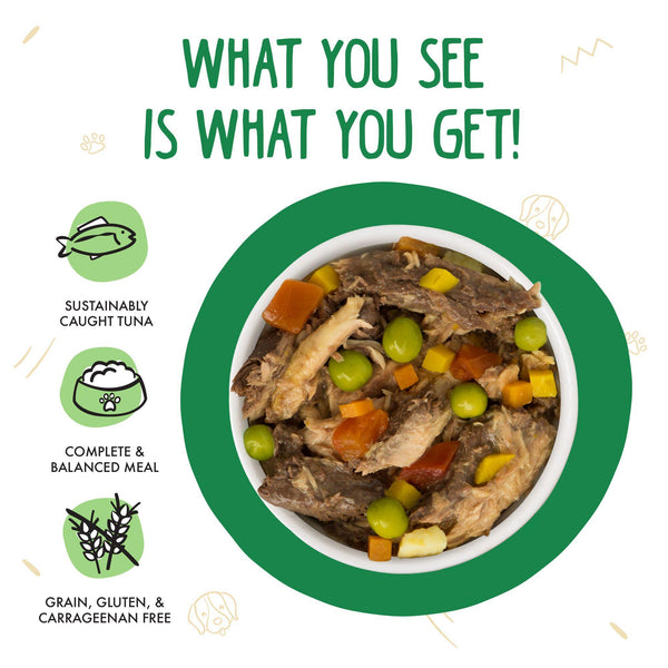 Weruva Classic Dog Cirque de la Mer with Tuna & Veggies in Pumpkin Soup Wet Dog Food Can