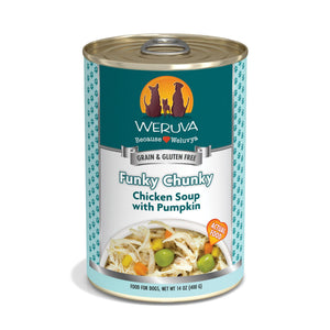 Weruva Classic Dog Funky Chunky Chicken Soup with Pumpkin Wet Dog Food Can