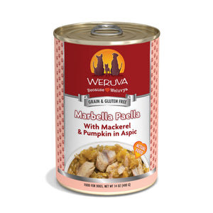 Weruva Classic Dog Marbella Paella with Mackerel & Pumpkin in Aspic Wet Dog Food Can