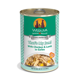 Weruva Classic Dog That's My Jam! with Chicken & Lamb in Gelee Wet Dog Food Can