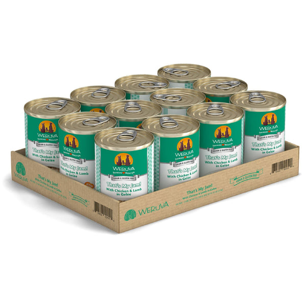 Weruva Classic Dog That's My Jam ! Poulet et Agneau en gelée Nourriture humide pour chiens en conserve