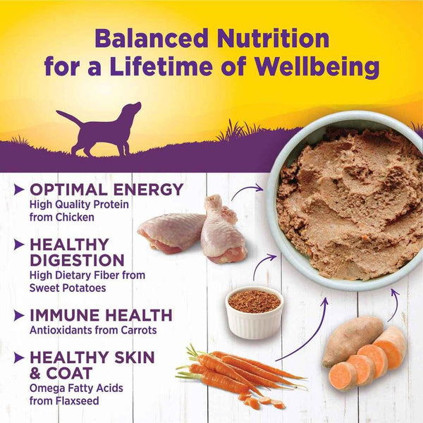 Wellness Complete Health Chicken & Sweet Potato Wet Dog Food Can